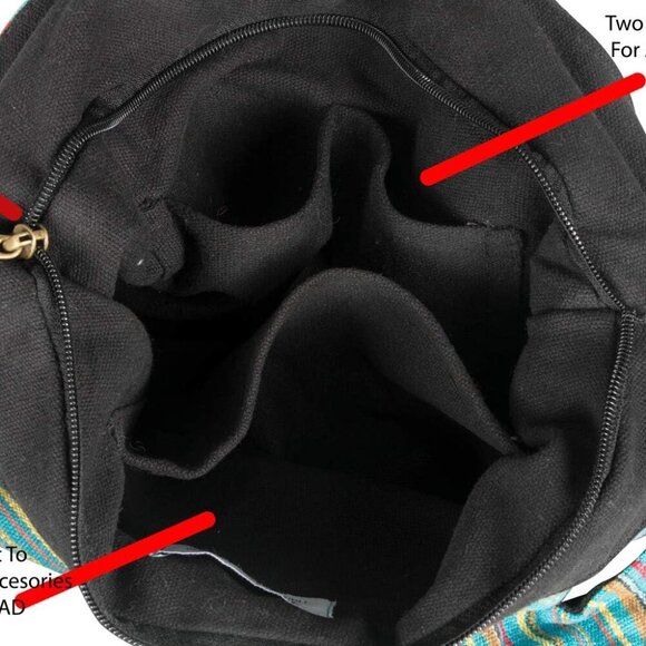 Hobo Shoulder Bag Messenger Casual Everyday Large Hippie Market Thick Functional - Picture 6 of 7